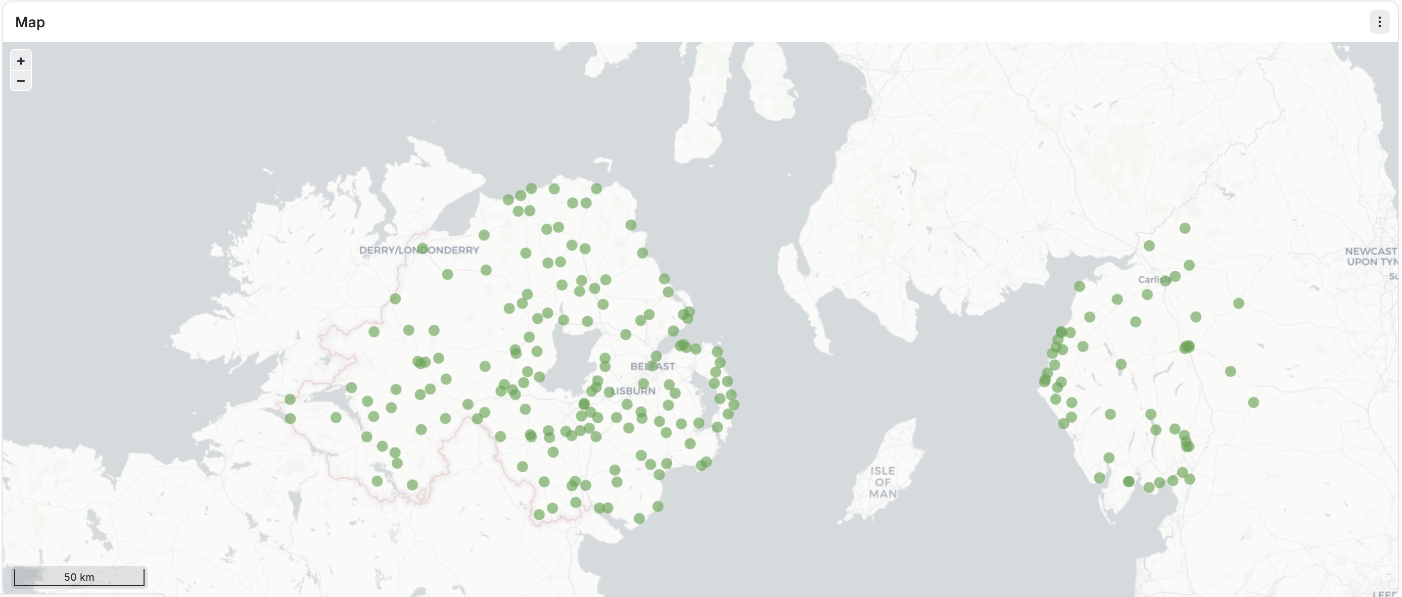 Grafana Geomap with CARTO API installed